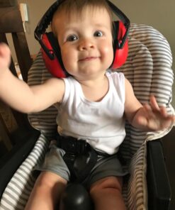 HEARTEK Noise Cancelling Headphones Kids Adult Earmuffs Shooting Ear Protection Glowing Red 32 71jLXlVVzaL