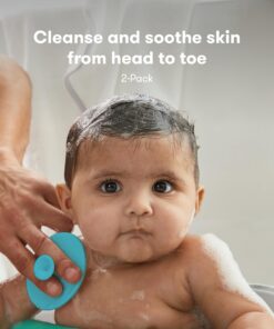Alternative view of Frida Baby DermaFrida The SkinSoother Baby Bath Silicone Brush| Baby Essential for Dry Skin, Cradle Cap and Eczema (2 Pack) Blue 2 pack