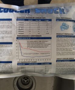 Cooler Shock Ice Packs for Cooler, Strong, Reusable, Premium Ice Pack and Lunch Cooler Set for Long Term Use, Cools Faster Than Ice, 3 Pack 48 71jMB9hqtrL