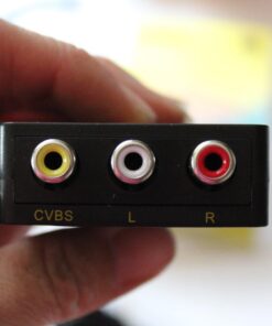 Musou RCA AV Composite to HDMI Video Audio Converter Adapter Mini RCA to HDMI Box Support 1080P for TV/PC/PS2/Blue-Ray DVD,Black AV to HDMI 31 71jMYifWOKL