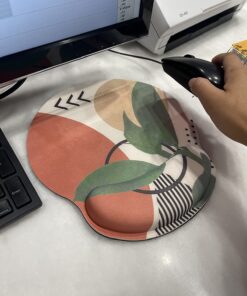 HOPONY Ergonomic Mouse Pad with Wrist Support Gel Rest, Comfortable for Computer, Laptop, Pain Relief with Non-Slip Rubber Base, 9 x 10 in,Modern Abstract Modern Abstract 29 71jMpX4SnYL