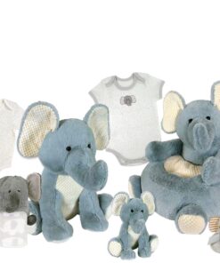 Stephan Baby Chewbie Activity Toy and TeeTher Security Blanket, Grey Elephant Gray Elephant 7 71jNFRyOh4L