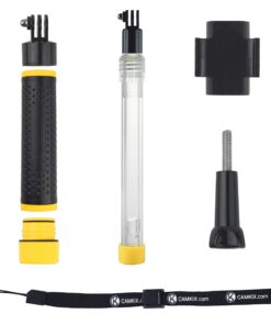 CamKix Waterproof Telescopic Pole Floating Hand Grip - Compatible with Gopro Hero 7, 6, 5, Black, Session, Hero 4, Session and DJI Osmo Action Yellow 12 71jNt4Ya2BL