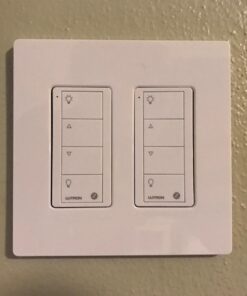 Lutron Claro 2 Gang Decorator/Rocker Wallplate, Gloss, White (1-Pack) | CW-2-WH 1 Pack 37 71jOoTkHeWL