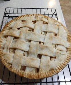 Talisman Designs Baking Pie Crust Shield Protector Cover for Edges of Pie - 8-inch to 11.5-inch Adjustable Silicone Baking Accessory for Making the Perfect Pie | Set of 1 Red Pie Shield - Set of 1 47 71jP8EJve0L