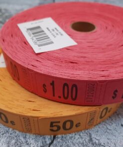 Alternative view of Fun Express - Red $1.00 Single Roll Tickets - Party Supplies - Entertainment - Admission Tickets & Wristbands - 1 Piece