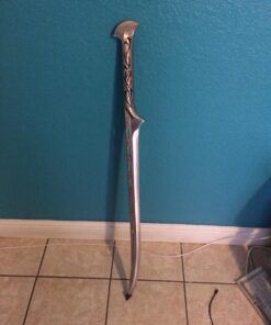 UNITED CUTLERY The Hobbit Sword Of Thranduil The Elvenking With Wooden Wall Plaque - Officially Licensed, Stainless Steel Blade, Authentically Detailed Metal Hilt, For LOTR Collectors - Length 41 7/8" 26 71jR30Qa6fL