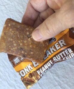 Bonk Breaker Real Food Energy Bar Gluten-Free, 8g Protein, Peanut Butter and Dark Chocolate Chip Flavor, 60g Bar (12 Pack) Peanut Butter Chocolate Chip 15 71jSNZ0AAL