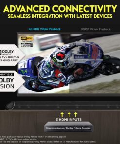 Nakamichi Shockwafe Ultra 9.2.4 Channel 1000W Dolby Atmos/DTS:X Soundbar with Dual 10" Subwoofers (Wireless) & 4 Rear Surround Speakers. Enjoy Plug and Play Explosive Bass & High End Cinema Ultra 9.2 DTS-X/Atmos 42 71jST2578DL 1