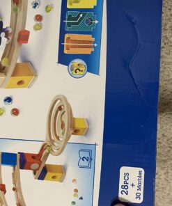 Hape Quadrilla Race to the Finish Marble Run Blocks, Multicolor , 13.8 x 3.1 x 14.2 inches 23 71jSfnRERaL