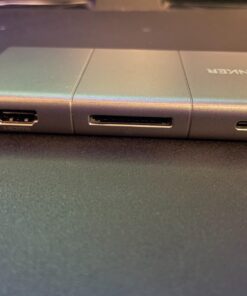 Anker USB C Hub, PowerExpand 6-in-1 Adapter, with 4K HDMI, 100W Power Delivery Port, 2 10 Gbps A Ports, SD Card Reader, and 3.5mm Audio, for MacBook Air, Pro, XPS, More 21 71jTiP1ld2L