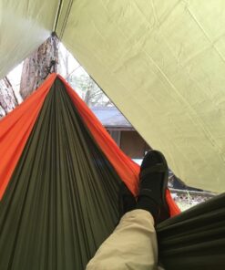 Gold Armour Rainfly Tarp Hammock, Premium 14.7ft/12ft/10ft/8ft Rain Fly Cover, Waterproof Ultralight Camping Shelter Canopy, Survival Equipment Gear Camping Tent Accessories (OD Green 12ft x 10ft) Od Green 12ft X 10ft 44 71jUVyY47zL 1