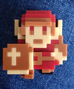 Alternative view of World of Nintendo 86729 2.5" 8 Bit Red Link Action Figure