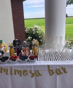 Oojami 140 pc Plastic Classicware Glass Like Champagne Wedding Parties Toasting Flutes Party Cocktail Cups (Gold Glitter) Gold Glitter 25 71jV02aiIhL