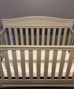 Delta Children Emery 4-in-1 Convertible Baby Crib - Greenguard Gold Certified, Grey 4-in-1 Crib 48 71jWKhe9z9L