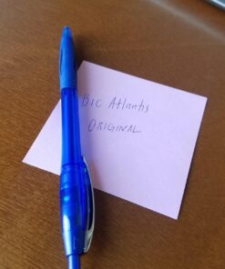 BIC Glide Retractable Ball Pen, Medium Point (1.0 mm), Blue, Comfortable Rubber Grip for Smooth Writing, 12-Count 12 Count (Pack of 1) 20 71jWYZIVF8L