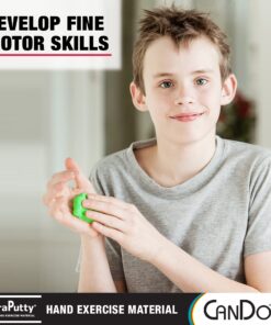 CanDo TheraPutty Standard Hand Exercise Putty For Rehabilitation, Exercises, Hand Therapy, Occupational Therapy, Hand Strengthening, Improve Motor Skills, Stress Relief 2-ounce MEDIUM 10 71jWiLs4TPL 5