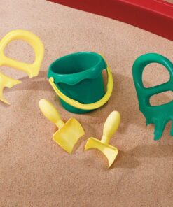 Step2 Naturally Playful Sand Table, Kids Sand Activity Sensory Table, 5 Piece Accessory Kit, Toddler Summer Outdoor Toys, 2+ Years Old 18 71jWzL2laQL