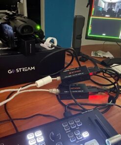 ATXOM HDMI Over Ethernet Extender, Over Cat 5e/6/7 LAN Cable, Up to 200Ft, Full HD 1080P @ 60HZ, EDID Copy, Dolby Digital/DTS Compatible, High Resolution Signal, POC Transmitter and Receiver 64 71jWzuj9GgL