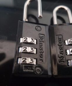 Master Lock Set Your Own Combination Luggage Lock, 2 count (Pack of 1), Black 2 count (Pack of 1) 39 71jXBGjioPL