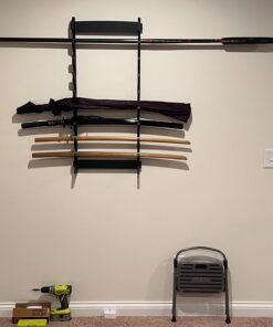 MASTER USA WS-8W 8-Tier Wall Mount Sword Stand , Black 28 71jXUJ5ShtL