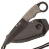Master USA MU-1119GC Tactical Neck Knife, Black Blade, Cord-Wrapped Steel Handle, 6.75-Inch Overall, Grey Camo 46 71jXyT9ra1L