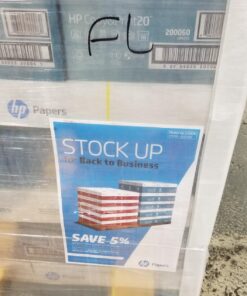 HP Printer Paper | 8.5 x 11 Paper | Copy &Print 20 lb | 1 Pallet - 40 Case - 200,000 Sheets | 92 Bright | Made in USA - FSC Certified | 200060P Pallet | 200K Sheets | 10 Pack case | 40 cases Standard Size (8.5x11) 23 71jY3Plkq9L
