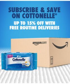 Cottonelle FreshCare Flushable Cleansing Cloths Pouch, 42 Count (Pack of 8) 14 71jYgHDuDEL