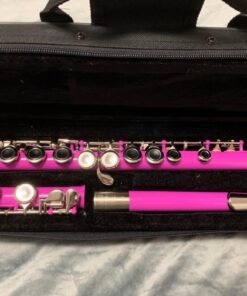 Glory Closed Hole C Flute With Case, Tuning Rod and Cloth,Joint Grease and Gloves, Light pink 17 71jYgx o5gL