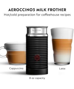 Nespresso Vertuo Coffee and Espresso Machine by De'Longhi with Milk Frother,1100 ml, Shiny Red Machine + Frother 18 71jYs6g1u6L 1