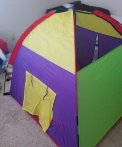 Alvantor Kids Tents Indoor Children Play Tent For Toddler Tent For Kids Pop Up Tent Boys Girls Toys Indoor Outdoor Playhouse Camping Playground 8010 Rainbow 48”x48”x42" 51 71jYtPQ 5zL