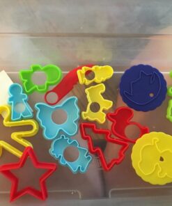 Carykon Dough Extruders Set Assorted Designs, Set of 10, 5 Patterns - Random Colors 45 71jYyEYKE L