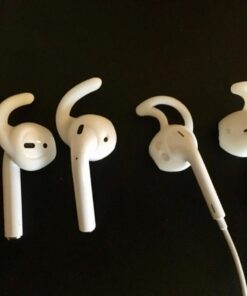 KeyBudz EarBuddyz 2.0 Ear Hooks and Covers Accessories Compatible with Apple AirPods Gen 1 & 2 or EarPods Headphones/Earphones/Earbuds (3 Pairs) (Clear) Clear 37 71jZt8itFWL