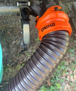 Camco RhinoFLEX 20’ Camper/RV Sewer Hose Kit | Clear Elbow w/ Removable 4-in-1 Adapter & Pre-Attached Swivel Bayonet and Lug Fittings | Sections Compress for RV Storage and Organization (39742) ,Brown 20ft Sewer Hose Kit Frustration-Free Packaging 38 71ja8vl4X7L