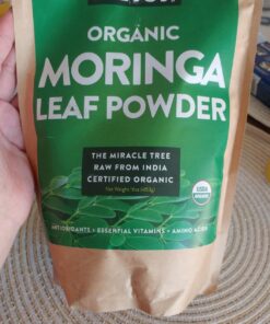 FGO Organic Moringa Oleifera Leaf Powder, 100% Raw from India, 16oz (Pack of 1) 1 Pound (Pack of 1) 33 71jaSVgaTqL