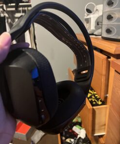 Logitech G733 Lightspeed Wireless Gaming Headset with Suspension Headband, Lightsync RGB, Blue VO!CE mic technology and PRO-G audio drivers - Black 35 71jaYLbIJcL