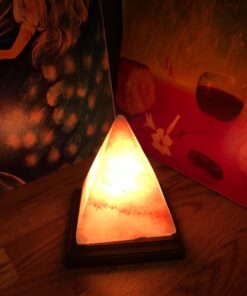 Indus Classic IC-L1017 LG-01 Salt Crystal Lamp, Pyramid Shape, Pink 25 71jaYj2XKwL