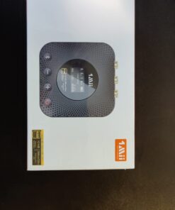 1Mii B06HD+ Hi-Res Bluetooth 5.1 Music Receiver for Home Stereo w/LDAC, Hi-Fi Bluetooth Adapter w/Audiophile DAC aptX HD Volume Control OLED Display, Wireless Audio Adapter for AV Receiver/Amplifier Black 48 71jbiQ3a0LL