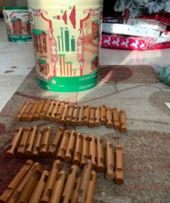 LINCOLN LOGS-Collector's Edition Village-327 Pieces-Real Wood Logs-Ages 3+ - Best Retro Building Gift Set for Boys/Girls-Creative Construction Engineering–Top Blocks Game Kit - Preschool Education Toy 56 71jcB1GxLKL