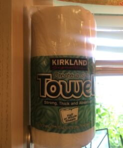 iDesign Orbinni Wall Mounted Metal Paper Towel Holder, Roll Organizer for Kitchen, Bathroom, Craft Room, Satin Silver Set of 1 40 71jcqyIgz7L