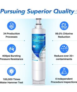 ICEPURE 4396508 Refrigerator Water Filter Compatible with Whirlpool 4396508, 4396510, Filter 5, EDR5RXD1, NL240V, WFL400, LC400V, 4392857, RWF0500A 1PACK 17 71jcx5jaVL