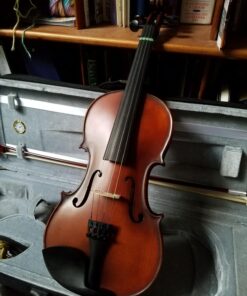 Bunnel Pupil Violin Outfit 4/4 Full Size By Kennedy Violins - Carrying Case and Accessories Included - Solid Maple Wood and Ebony Fittings 42 71jdkcl0CHL