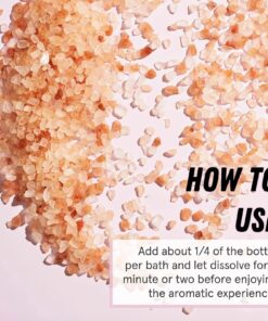 HERBIVORE Calm Soaking Bath Salts – Natural Himalayan Pink Salt, Moisturizing + Relaxing, Ylang Ylang & Vanilla, Plant-Based, Vegan, Cruelty-Free, 8 oz 13 71je3fcnbsL