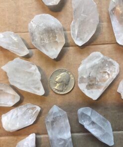 JIC Gem 1 Lb Natural Clear Quartz Crystals Points Bulk Stones and Crystals High Energy Raw White Quartz Crystals Healing Rough Stones Natural Quartz Cluster with Box 1LB 75 71je8eCdXRL