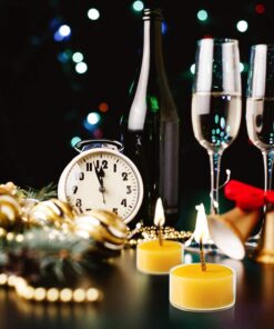 Beeswax Tea Light Candles - 100% Pure Natural Refined with Chemical Free Cotton Beeswax Wick *BONUS* Get a free DRIPLESS beeswax lighter Wick MADE IN USA 10 20 71jfb3EboBL