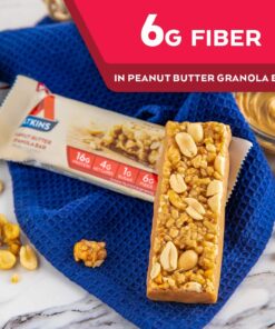 Atkins Peanut Butter Granola Protein Meal Bar, High Fiber, 16g Protein, 1g Sugar, 4g Net Carb, Meal Replacement, Keto Friendly, 5 Count 12 71jfgC1i2gL