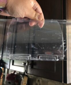 Frost King Unbreakable Heat and Air Deflector, Clear Plastic, 2 3/4” Tall, Width Adjustable 10” to 14” Unbreakable, expands 10" to 14" 40 71jflPJ TFL