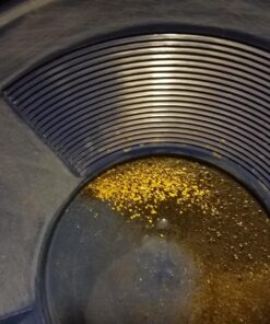 SE 14 Inch Gold Panning Pan - Dual Riffles for Easier Mining and Prospecting, Blue 14" 16 71jfx1npOQL