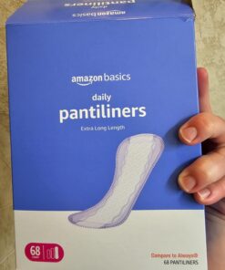 Amazon Basics Daily Pantiliner, Extra Long Length, Unscented, 68 Count, 1 Pack (Previously Solimo) 68 Count (Pack of 1) 18 71jfyZIb7tL