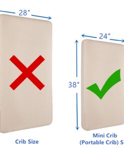 Alternative view of American Baby Company Fitted Mini Crib Sheet 24" x 38", Soft Breathable Neutral Cotton Jersey Portable Sheet, Yellow, for Boys and Girls, Fits Most Pack N Play and Mini Crib Mattresses A-yellow
